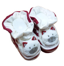 Gr.2, Mini Brandon, Rasselschuhe/Babyschuhe/Plüschschuhe, Tier Rassel