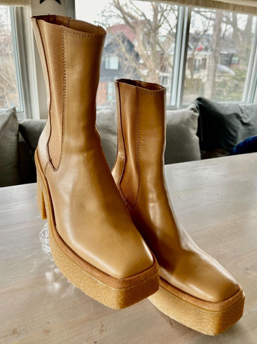 Zara sand leather - sand,