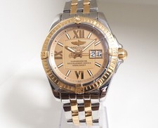 BREITLING Cockpit C49350 Stahl/Gold, Stahl/Goldband, Papiere, UPE* 12.950,- EURO