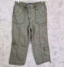 Cargohose Cecil W27 36 S Caprihose Sommerhose Hose Geün Khaki