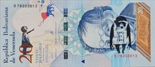 BANKSY * 20 Bolivares * Echte
