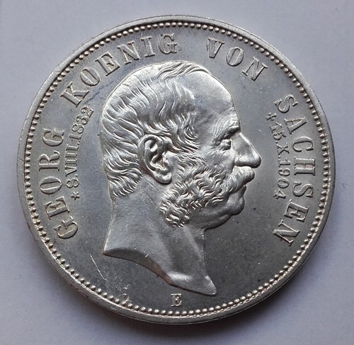 Mark sachsen 1904 georg - mark, 1904,