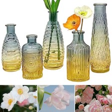 5 Stück Glasvasen Mini Vase