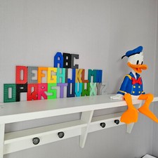 Klemmbaustein Buchstaben Name