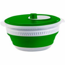 Rosenstein & Söhne Faltbare XL-Salatschleuder mit Kurbel Versandrückläufer