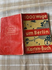 WANDERN 1000x WEG UM BERLIN um 1935 wg STRASSENNAMEN 14x PLAN POTSDAM BERNAU usw