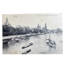 Postkarte AK Dresden Blick von