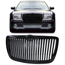 Kühlergrill Sportgrill Gitter im RR Look Schwarz für Chrysler 300C 2004-2011