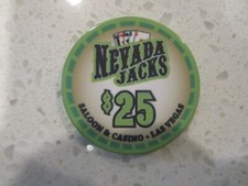 $25 Nevada Jacks Saloon Casino