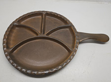 GERZ Gerzit 6 Fondueteller Raclette Antipasti Grill Teller Germany Vintage 70er