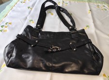 damen handtaschen leder gebraucht, ,schwarz, 2 Fächer