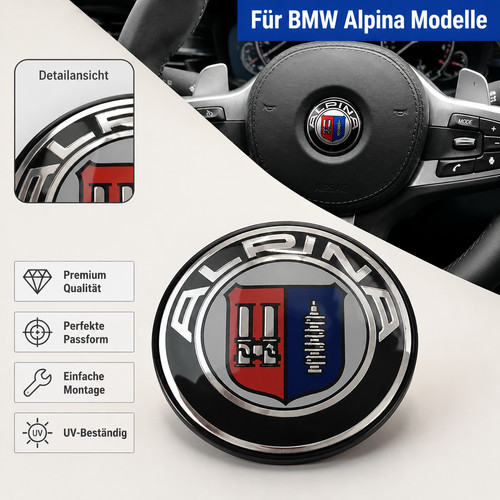 Lenkrad aufkleber 45mm für - lenkrad,