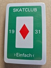 Skatclub 1931 Karo Einfach DDR Skat Kartenspiel Altenburger Coeur OVP