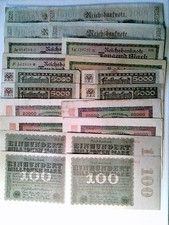 20 Reichsbanknoten, je 4x 1000