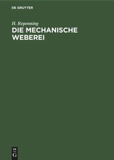 Repenning die mechanische - h.,