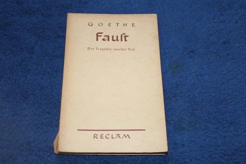 Goethe faust teil reclam - faust,