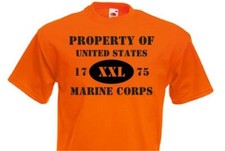 Property of United States Marine Corps T-Shirt US Army Marines USMC Training -5X