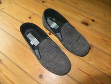 Cord   Herrenschuhe Hausschuhe grau gr 45 slipper