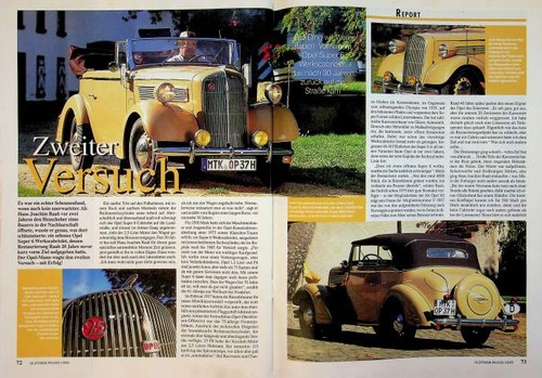 Oldtimer praxis 2005 opel - oldtimer,