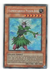 Yugioh ELEMENTAR-HELD POISON ROSE , pp02-de006 Secret Rare deutsch Good 