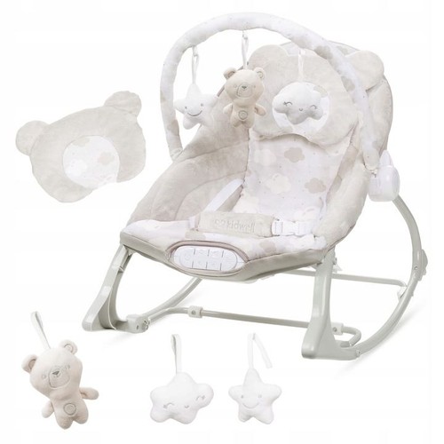 Baby bouncer pino - beige, 0-9kg