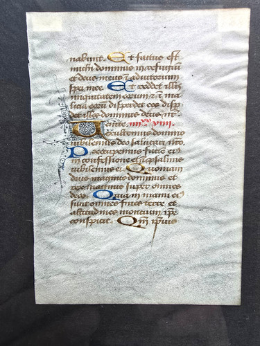 Blatt aus stundenbuch - aus,