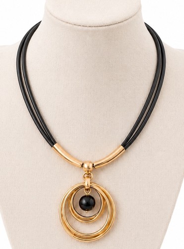 Statement damen kette - statement, schwarz