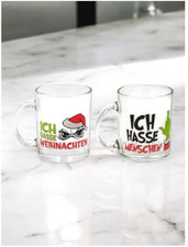 Trinkglas, grün, Weihnachten