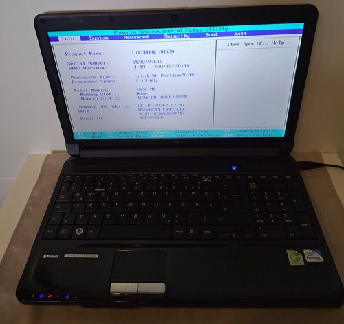 Fujitsu siemens lifebook ah530 - lifebook,