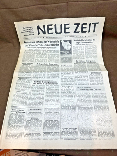 Ddr zeitung neue - ddr,