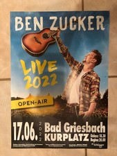 Ben Zucker Konzertplakat
