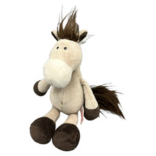 Nici Horse Club Pferd Gaul Stute Stofftier Kuscheltier Schlenker 30cm Grau Braun