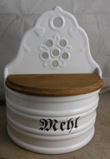 Kerammik Vorratsgefäß Wandbehälter Mehl