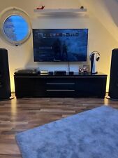 IKEA BESTA BURS TV Bank Sideboard Schwarz 180 cm Länge