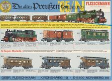 Fleischmann Katalog 1985 Spur HO N die Alten Preussen D aa