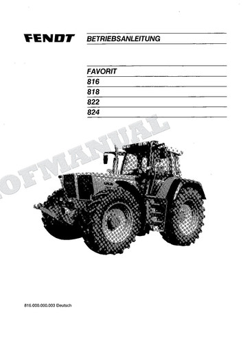 Fendt favorit 816 - fendt, 822