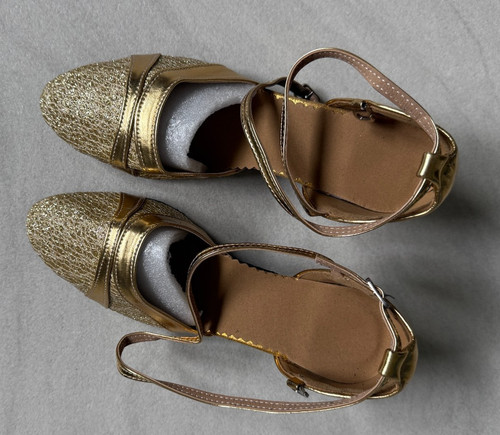 Goldene tanzschuhe ballschuhe - goldene,