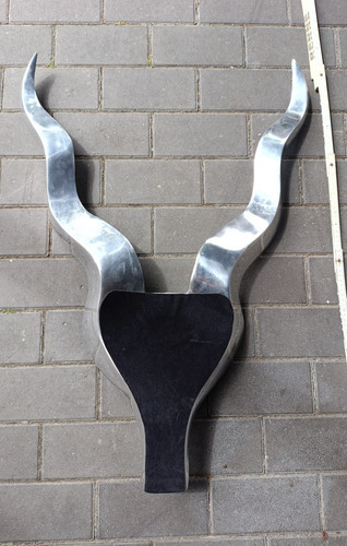 Wandskulptur geweih metall - geweih,