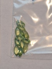 12 echte afghanische Peridot