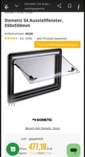 Dometic/Seitz Ausstellfenster S4 55x55 Wohnmobil, Camper Fenster WoMo