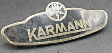 ORIGINAL Alte Karmann Plakette Emailliert VW Käfer Cabrio 1961 Vintage Emblem