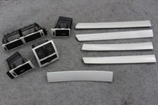 Audi A6 4B Dekorleisten Dekoblenden Dekor Türverkleidung Aluminium gebürstet