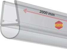 Rehau Duschtürdichtung Glas 6-8 mm Tür-Dichtung Dusche 2000 mm Glas streifend