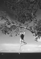 Patrick Demarchelier Autogramm auf Foto Stephanie Seymour St Barth 1989