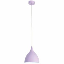 Näve Pendelleuchte Deckenlampe Modern Pinhead Lila rund Ø22cm max. 1 x 40W E27