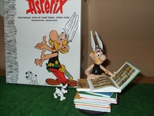 Asterix und Idefix Figur mit Comics in OVP