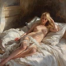 Akt Schlafzimmer weiblich