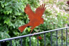 Rostdeko Astvogel fliegender Vogel Edelrost Deko Rost Tier Gartendeko Geschenk