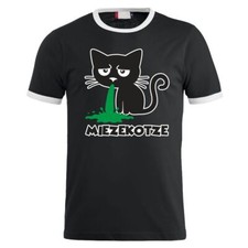 Herren TShirt Miezekotze S -
