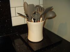 Utensilienhalter ordentlich Küche Köche Köche Werkzeuge Topf geriffelt Keramik Behälter Brandneu in OVP.